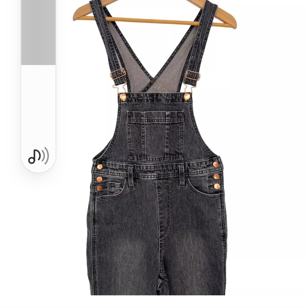 Universal Thread black wash overalls 14W